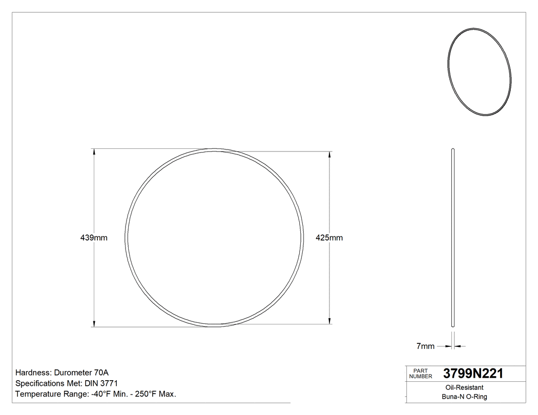 Technical drawing - 3799N221